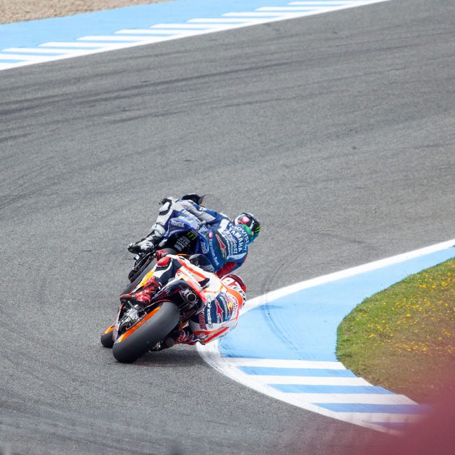 MotoGP riders are competing in Jerez de la Frontera, Spain Grand Prix on May 3rd, 2015