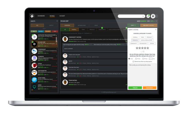 Multi-platform UI design for Ignite Ratings platform.